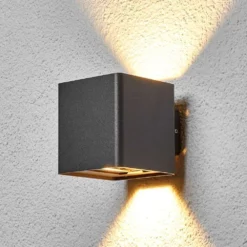 Lucande Lámparas Aaron Aplique Exterior IP54 Graphite - Lucande -Lucande Tienda de ventas 42510965031973