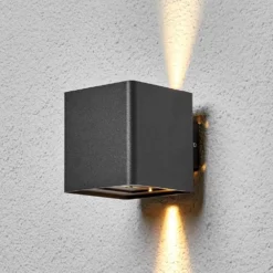 Lucande Lámparas Aaron Aplique Exterior IP54 Graphite - Lucande -Lucande Tienda de ventas 42510965031974