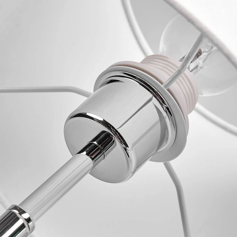 Lucande Lámparas Dorothea Aplique De Pared White/Chrome - Lucande 4 Lucande Lámparas Dorothea Aplique De Pared White/Chrome - Lucande - Imagen 4