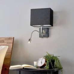 Lucande Lámparas Rebekka Aplique De Pared Black/Chrome - Lucande -Lucande Tienda de ventas 42510965132193