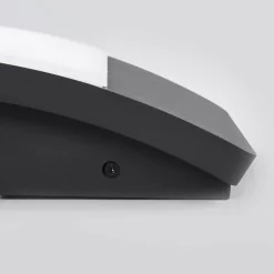 Lucande Lámparas Siara Udendørs Aplique De Pared Dark Grey/White - Lucande -Lucande Tienda de ventas 42510965235535