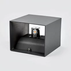 Lucande Lámparas Evie Udendørs Aplique De Pared Dark Grey/Clear - Lucande -Lucande Tienda de ventas 42510965260353