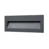 Lucande Lámparas Loya Long Empotrable Exterior IP54 Dark Grey - Lucande