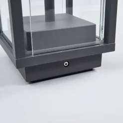 Lucande Lámparas Annalea Lámpara Exterior/Jardín H50 Dark Grey/Clear - Lucande -Lucande Tienda de ventas 42510965285894