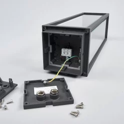 Lucande Lámparas Annalea Lámpara Exterior/Jardín H50 Dark Grey/Clear - Lucande -Lucande Tienda de ventas 42510965285896