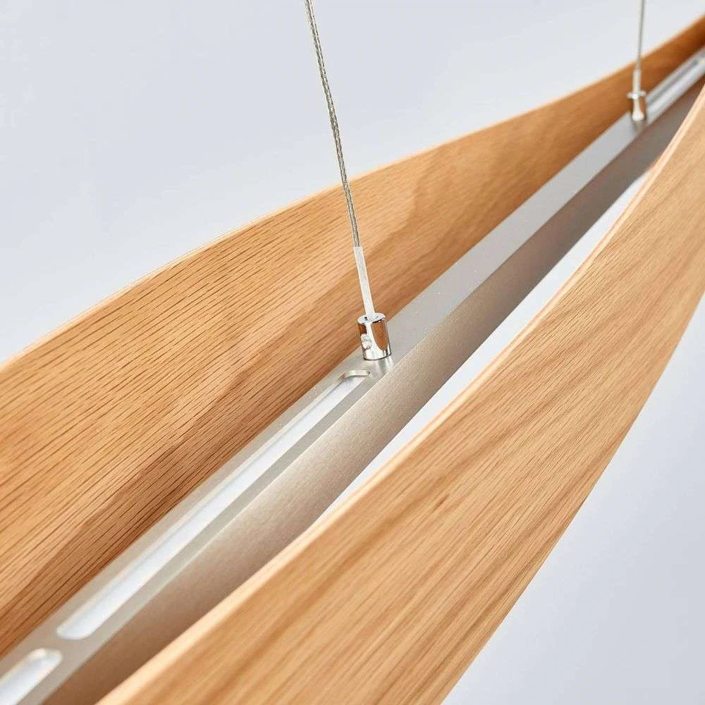 Lucande Lámparas Lian Lámpara Colgante L119 Oak/Nickel - Lucande 5 Lucande Lámparas Lian Lámpara Colgante L119 Oak/Nickel - Lucande - Imagen 5