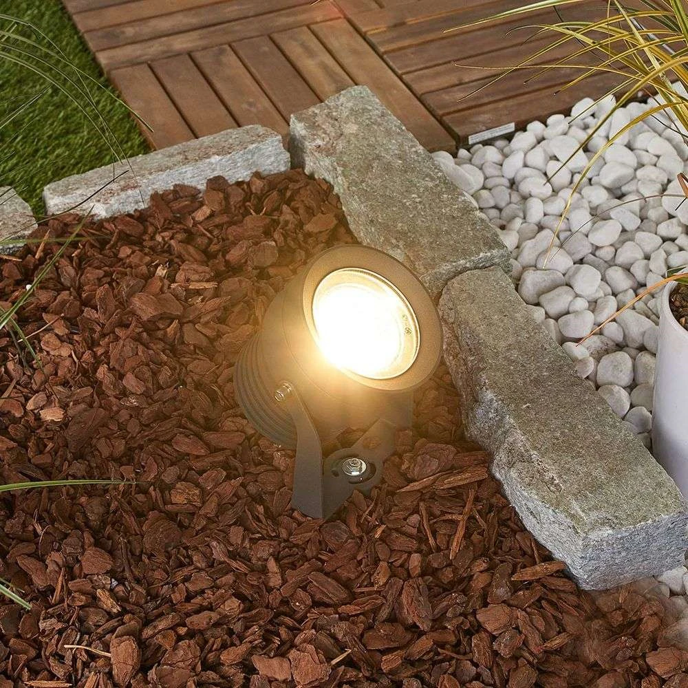 Lucande Lámparas Irina Spike Empotrable Exteriores IP65 Dark Grey - Lucande 2 Lucande Lámparas Irina Spike Empotrable Exteriores IP65 Dark Grey - Lucande - Imagen 2