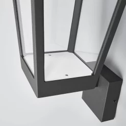 Lucande Lámparas Chaja Udendørs Aplique De Pared Dark Grey/Clear - Lucande -Lucande Tienda de ventas 42510965389395