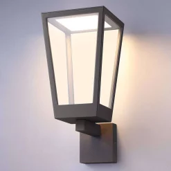 Lucande Lámparas Chaja Udendørs Aplique De Pared Dark Grey/Clear - Lucande -Lucande Tienda de ventas 42510965389396