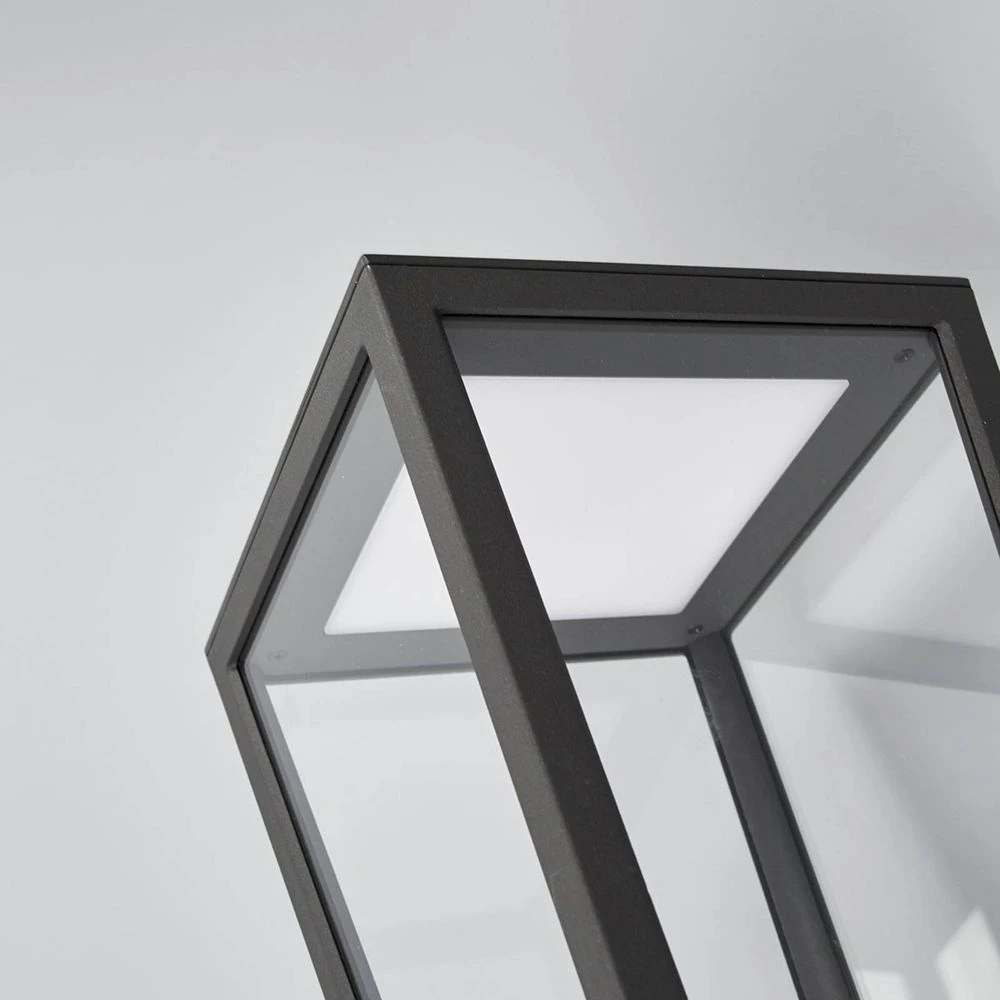 Lucande Lámparas Chaja Udendørs Aplique De Pared W/SensorDark Grey/Clear - Lucande 4 Lucande Lámparas Chaja Udendørs Aplique De Pared W/SensorDark Grey/Clear - Lucande - Imagen 4