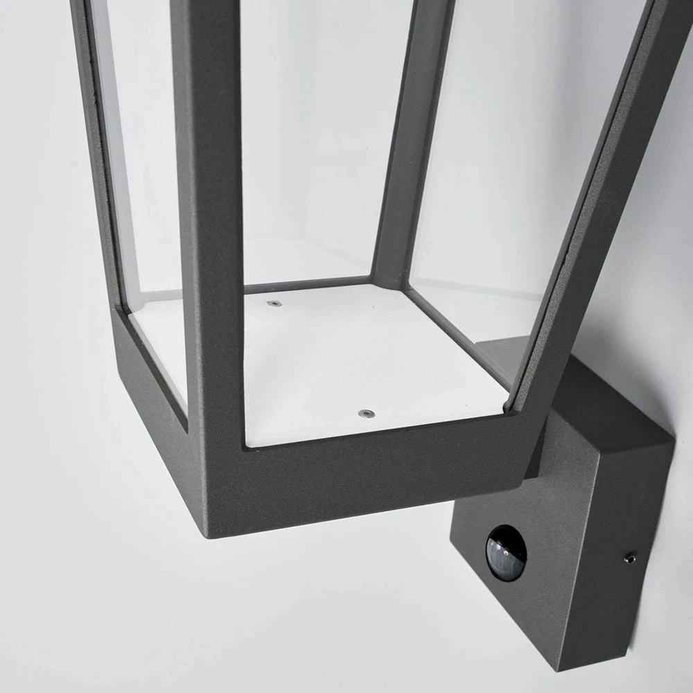 Lucande Lámparas Chaja Udendørs Aplique De Pared W/SensorDark Grey/Clear - Lucande 5 Lucande Lámparas Chaja Udendørs Aplique De Pared W/SensorDark Grey/Clear - Lucande - Imagen 5
