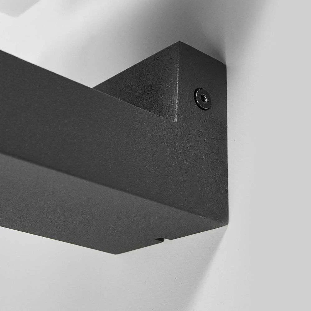 Lucande Lámparas Olesia Aplique Pared Exterior Dark Grey/Opal - Lucande 5 Lucande Lámparas Olesia Aplique Pared Exterior Dark Grey/Opal - Lucande - Imagen 5