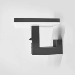 Lucande Lámparas Olesia Aplique Pared Exterior W/Sensor Dark Grey/Opal - Lucande -Lucande Tienda de ventas 42510965442994