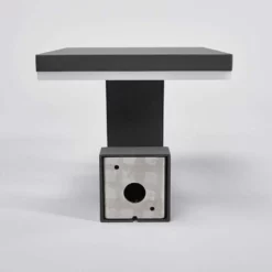 Lucande Lámparas Olesia Aplique Pared Exterior W/Sensor Dark Grey/Opal - Lucande -Lucande Tienda de ventas 42510965442996