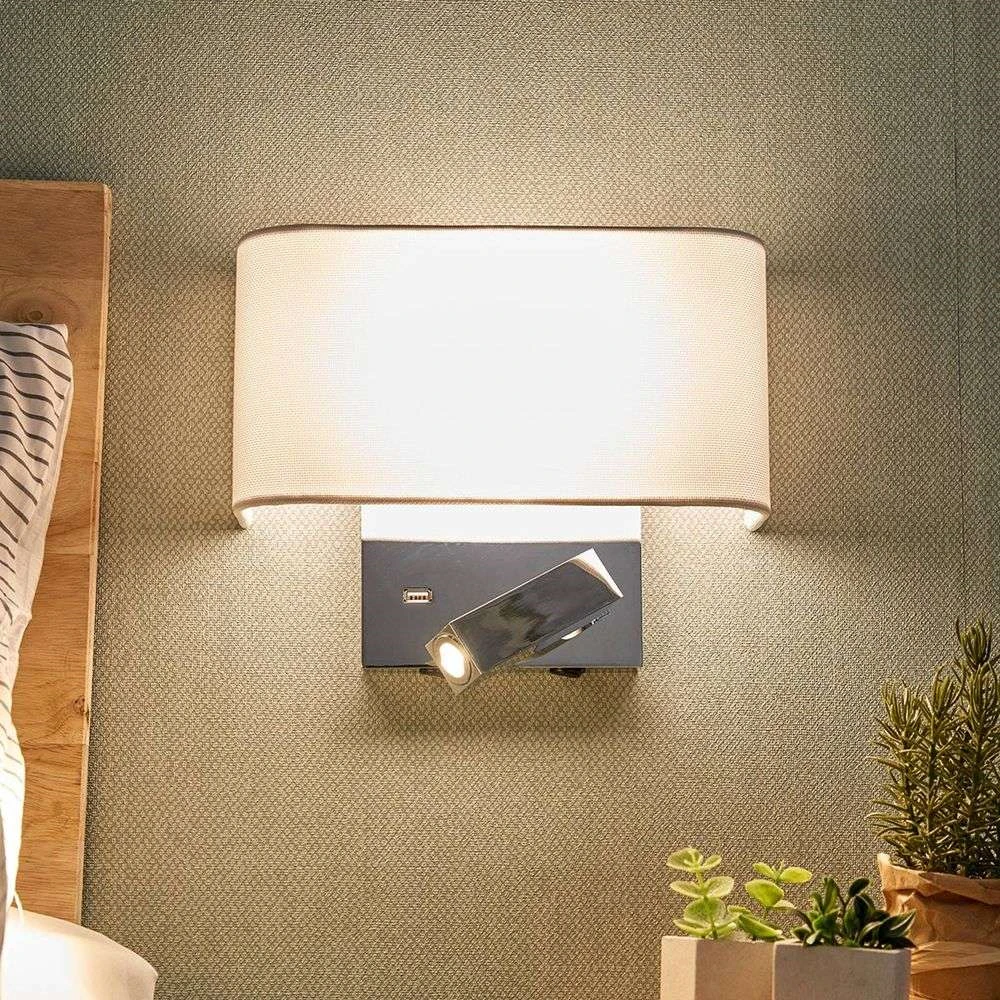 Lucande Lámparas Virve Aplique De Pared White/Chrome - Lucande 5 Lucande Lámparas Virve Aplique De Pared White/Chrome - Lucande - Imagen 5