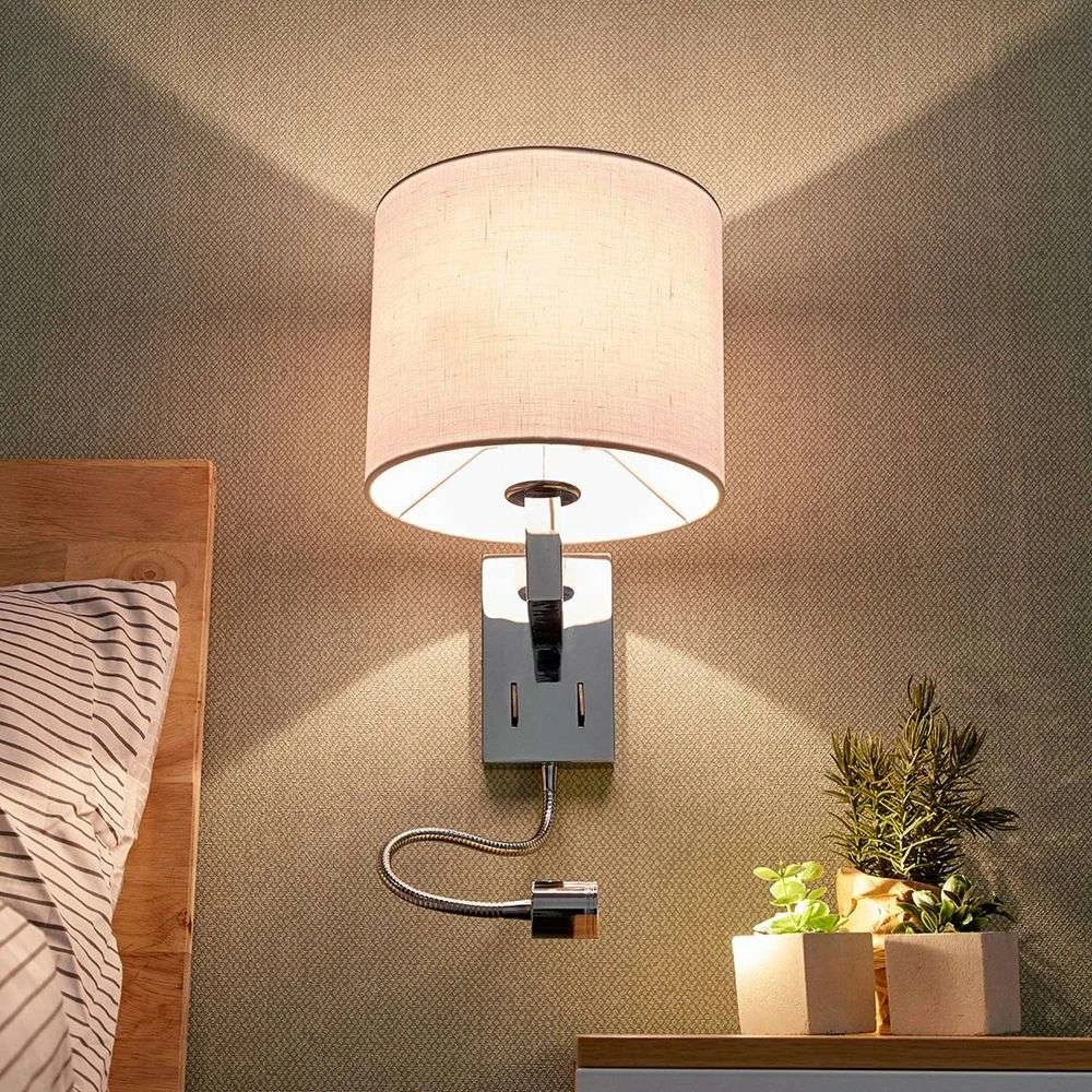 Lucande Lámparas Taron Aplique De Pared White/Chrome - Lucande 5 Lucande Lámparas Taron Aplique De Pared White/Chrome - Lucande - Imagen 5