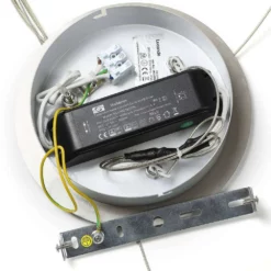 Lucande Lámparas Lyani Lámpara Colgante Ø60 Chrome/White - Lucande 11 Lucande Lámparas Lyani Lámpara Colgante Ø60 Chrome/White - Lucande -Lucande Tienda de ventas 42510965502456 1