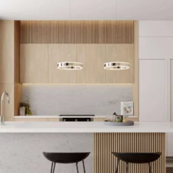 Lucande Lámparas Lyani Lámpara Colgante L85 Chrome/White - Lucande 9 Lucande Lámparas Lyani Lámpara Colgante L85 Chrome/White - Lucande -Lucande Tienda de ventas 42510965502834