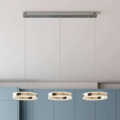 Lucande Lámparas Lyani Lámpara Colgante L115 Chrome/White - Lucande 9 Lucande Lámparas Lyani Lámpara Colgante L115 Chrome/White - Lucande -Lucande Tienda de ventas 42510965502904