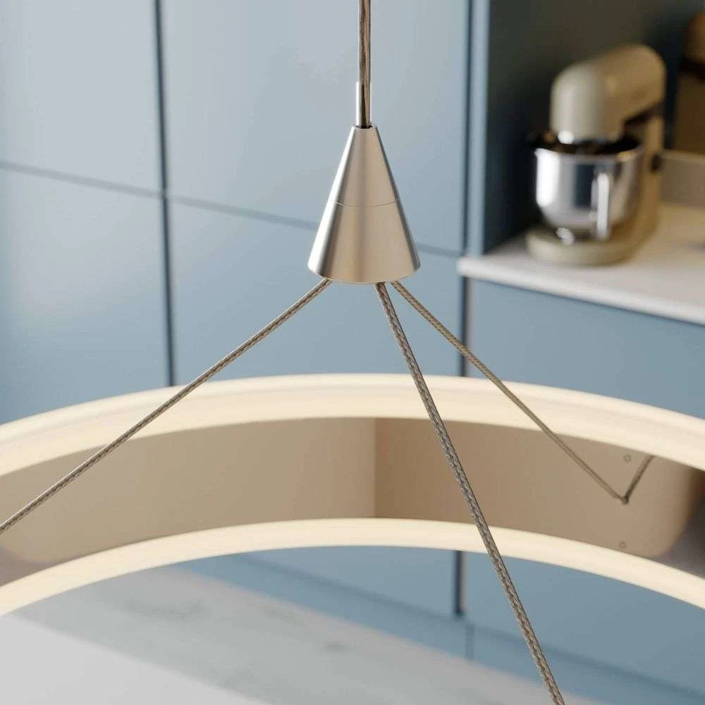 Lucande Lámparas Lyani Lámpara Colgante L115 Chrome/White - Lucande 5 Lucande Lámparas Lyani Lámpara Colgante L115 Chrome/White - Lucande - Imagen 5