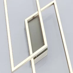 Lucande Lámparas Quadra Lámpara De Techo Dim. L Steel/White - Lucande -Lucande Tienda de ventas 42510965509556