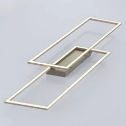 Lucande Lámparas Quadra Lámpara De Techo Dim. M Steel/White - Lucande -Lucande Tienda de ventas 42510965509624