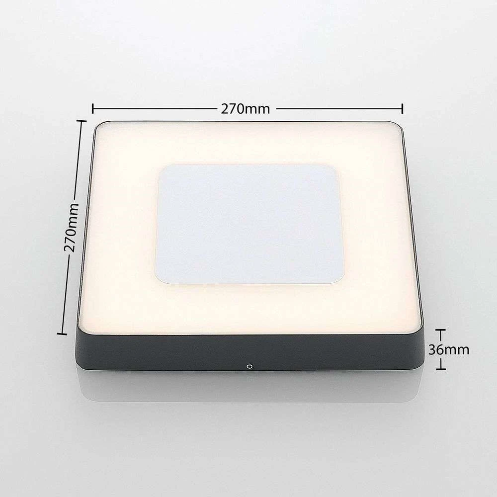 Lucande Lámparas Sora Udendørs Lámpara De Techo White/Dark Grey - Lucande 3 Lucande Lámparas Sora Udendørs Lámpara De Techo White/Dark Grey - Lucande - Imagen 3