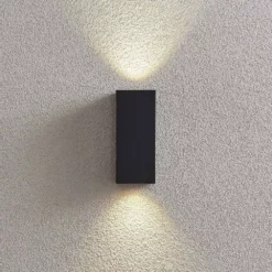 Lucande Lámparas Lavina Up/Down Aplique Pared Exterior Dark Grey - Lucande -Lucande Tienda de ventas 42510965559433