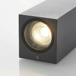 Lucande Lámparas Lavina Up/Down Aplique Pared Exterior Dark Grey - Lucande -Lucande Tienda de ventas 42510965559436