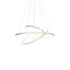 Lucande Lámparas Ezana Lámpara Colgante Nickel - Lucande