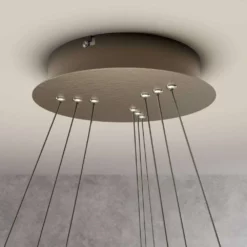 Lucande Lámparas Ezana Lámpara Colgante Nickel - Lucande -Lucande Tienda de ventas 42510965568583