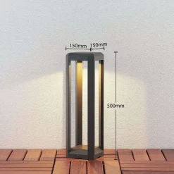 Lucande Lámparas Fery Lámpara Para Jardín H50 Anthracite - Lucande -Lucande Tienda de ventas 42510965569405