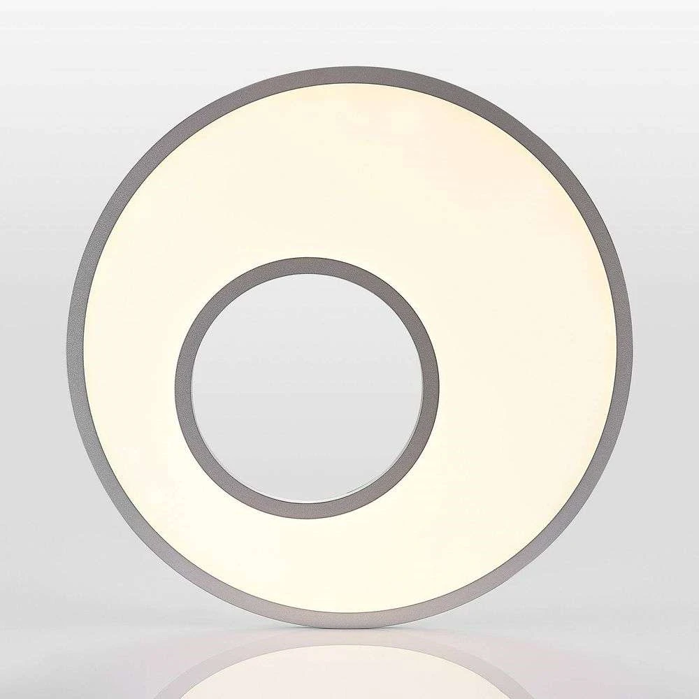 Lucande Lámparas Durun Lámpara De Techo Ø60 White/Silver - Lucande 5 Lucande Lámparas Durun Lámpara De Techo Ø60 White/Silver - Lucande - Imagen 5