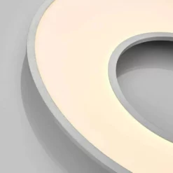 Lucande Lámparas Durun Lámpara De Techo Ø80 White/Silver - Lucande -Lucande Tienda de ventas 42510965596376