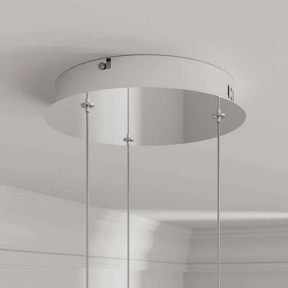 Lucande Lámparas Hayley 3 Lámpara Colgante Clear/Chrome - Lucande 3 Lucande Lámparas Hayley 3 Lámpara Colgante Clear/Chrome - Lucande - Imagen 3