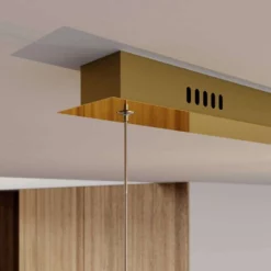 Lucande Lámparas Hayley 5 Line Lámpara Colgante Clear/Gold - Lucande -Lucande Tienda de ventas 42510965624913