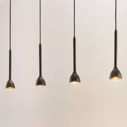 Lucande Lámparas Nordwin 4 Lámpara Colgante Black/Gold - Lucande -Lucande Tienda de ventas 42510965631535 1