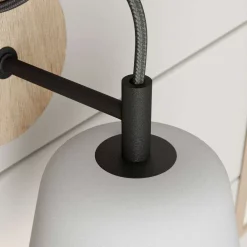 Lucande Lámparas Kalinda Aplique De Pared Grey/Oak - Lucande -Lucande Tienda de ventas 42510965665435