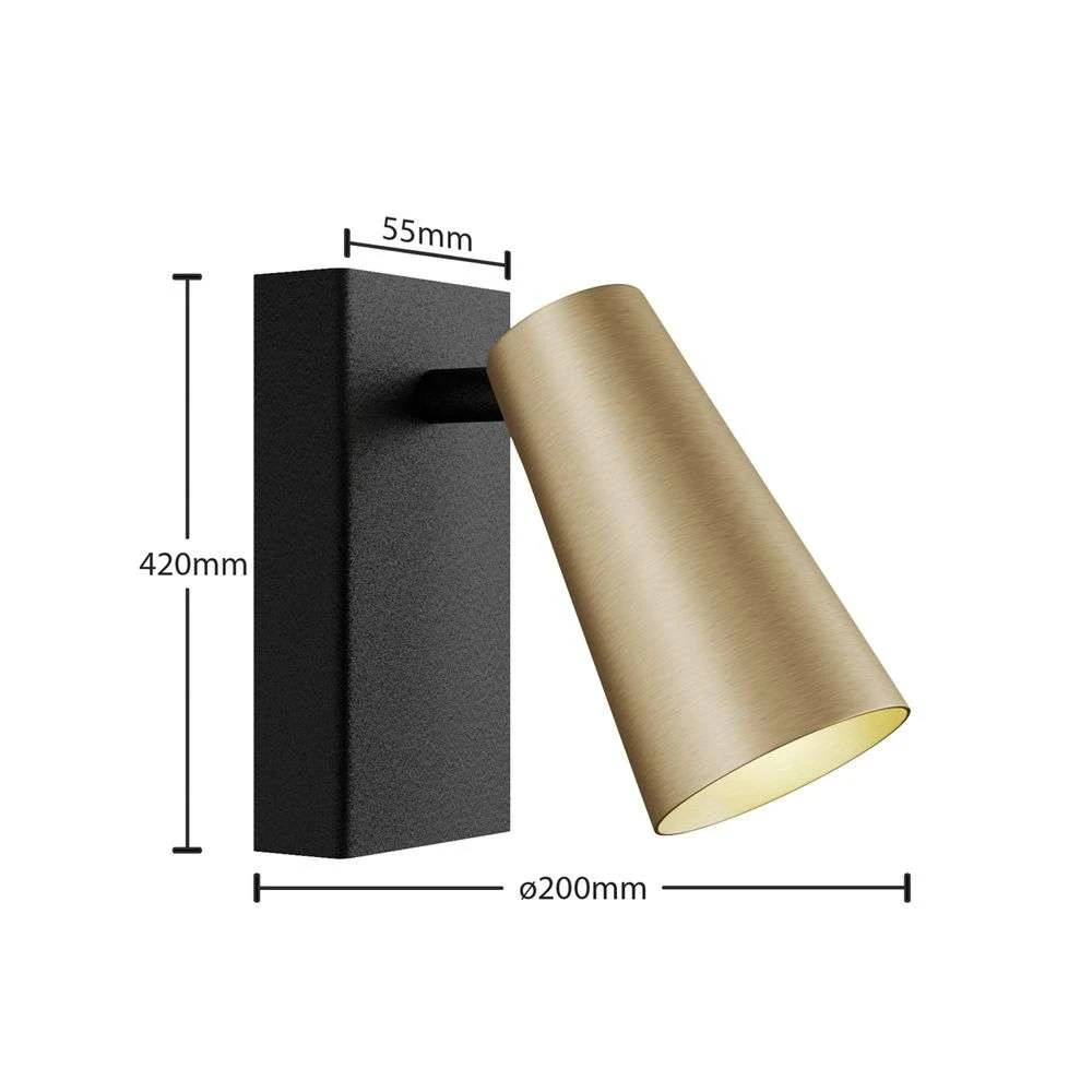 Lucande Lámparas Angelina Aplique De Pared Brass/Gold - Lucande 2 Lucande Lámparas Angelina Aplique De Pared Brass/Gold - Lucande - Imagen 2