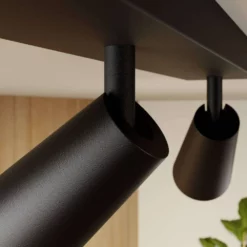 Lucande Lámparas Angelina 3 Lámpara De Techo Black/Gold - Lucande -Lucande Tienda de ventas 4251096569827lucande angelina deckenlampe schwarz gold5