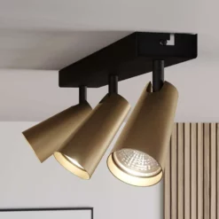 Lucande Lámparas Angelina 3 Lámpara De Techo Brass/Gold - Lucande -Lucande Tienda de ventas 4251096569834lucande angelina deckenlampe messing gold3