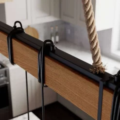 Lucande Lámparas Hakona 4 Lámpara Colgante Concrete/Wood - Lucande -Lucande Tienda de ventas 42510965699955