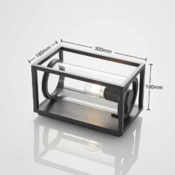 Lucande Lámparas Brienne Aplique Exterior IP54 Graphite - Lucande -Lucande Tienda de ventas 42510965735894