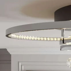 Lucande Lámparas Keely Lámpara De Techo L Chrome/Clear - Lucande -Lucande Tienda de ventas 42510965737635