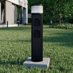 Lucande Lámparas Corban LED Lámpara Para Jardín W/2 Power Strip Graphite - Lucande -Lucande Tienda de ventas 42510965738553