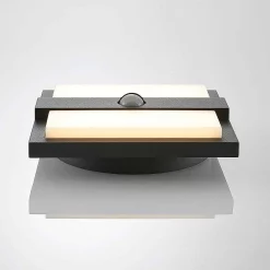 Lucande Lámparas Gylfi Aplique Exterior W/Sensor Graphite/White - Lucande -Lucande Tienda de ventas 42510965744325