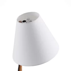 Lucande Lámparas Jinda Lámpara De Sobremesa White/Wood - Lucande -Lucande Tienda de ventas 4251096593419jinda bordlampe4