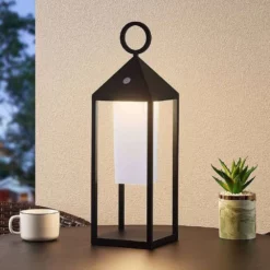 Lucande Lámparas Miluma LED Portable Lámpara Exteriores H54 Black - Lucande -Lucande Tienda de ventas 4251096599589lucande miluma led aussenlaterne 54 cm schwarz3