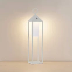 Lucande Lámparas Miluma LED Portable Lámpara Exteriores H64 White - Lucande 7 Lucande Lámparas Miluma LED Portable Lámpara Exteriores H64 White - Lucande -Lucande Tienda de ventas 4251096599619lucande miluma led aussenlaterne 64 cm weiss4