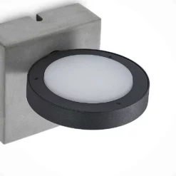 Lucande Lámparas Belna LED Exterior Aplique De Pared Grey - Lucande -Lucande Tienda de ventas 4251911702545lucande belna led aussenwandlampe betongrau5